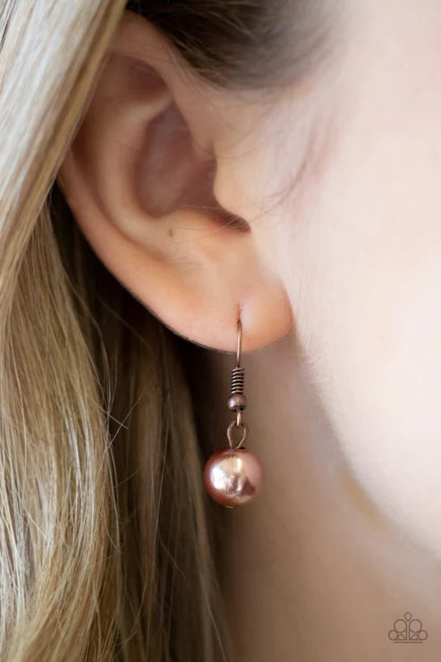 Abstract Elegance - Copper Necklace