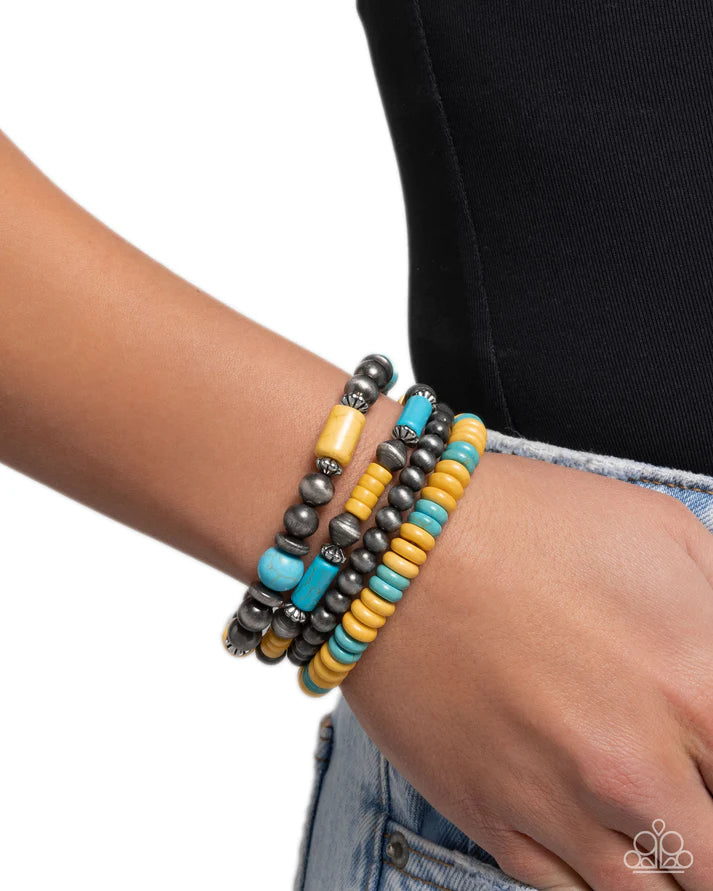 Adorably Abundant - Yellow Bracelet