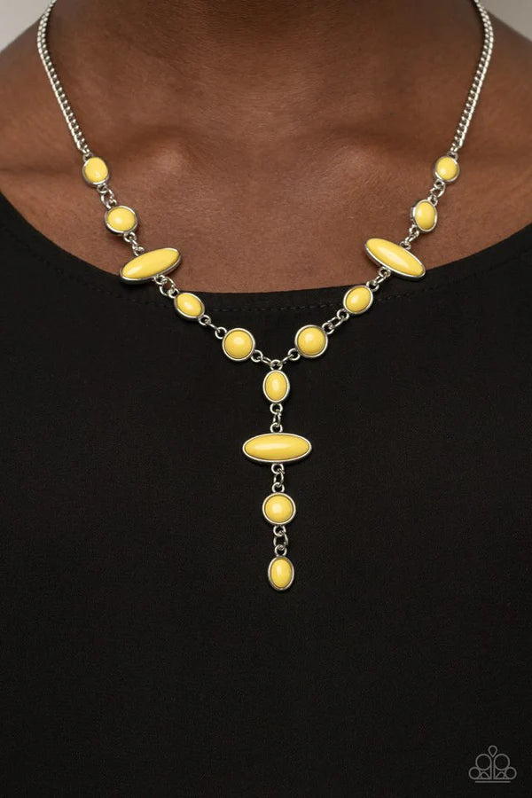 Authentically Adventurous - Yellow Necklace