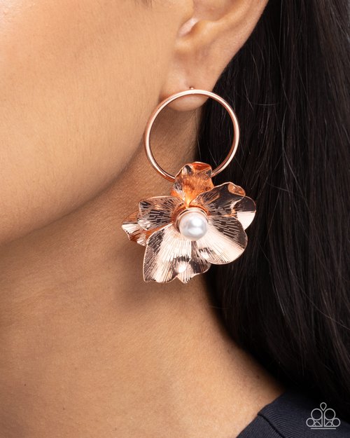 Backyard Bling - Copper Earring
