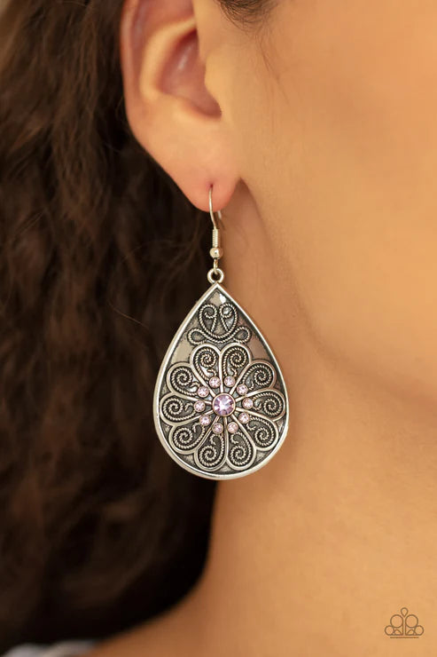 Banquet Bling - Purple Earring