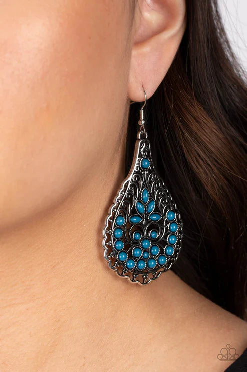 Botanical Beauty - Blue Earring