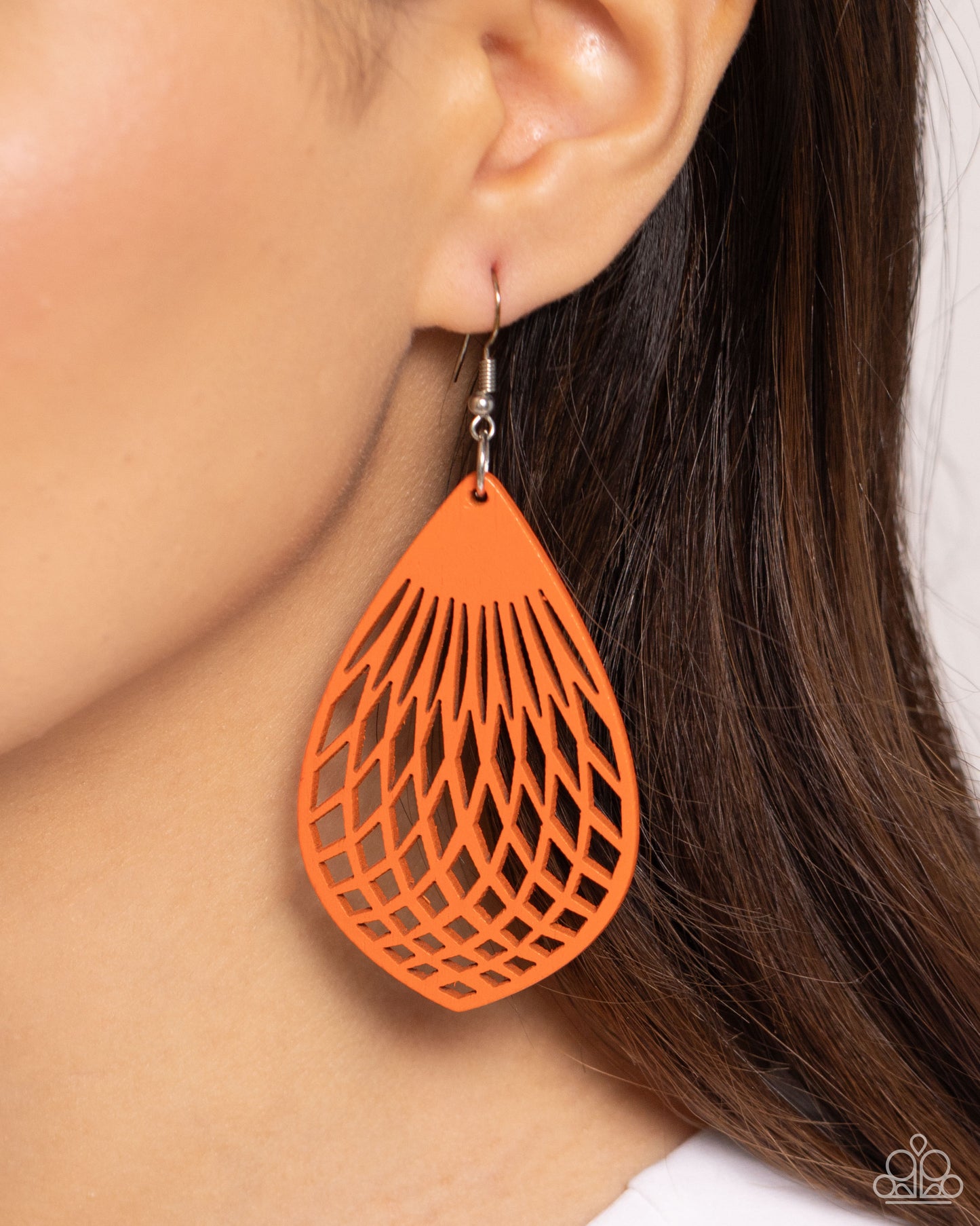 Caribbean Coral - Orange Earring