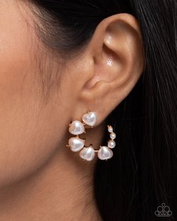 Castle Courting - Gold Earring