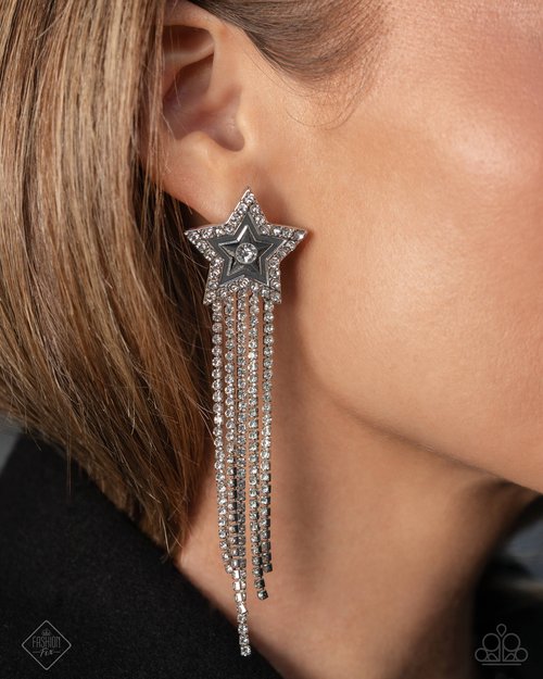 Currently Cosmic - White Earring