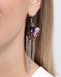 Decadent Distance - Purple Earring