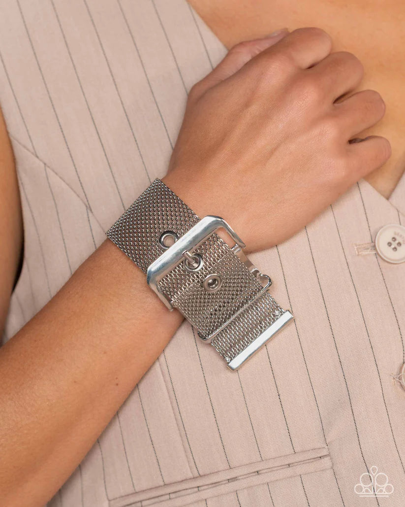 Defiant Display - Silver Bracelet