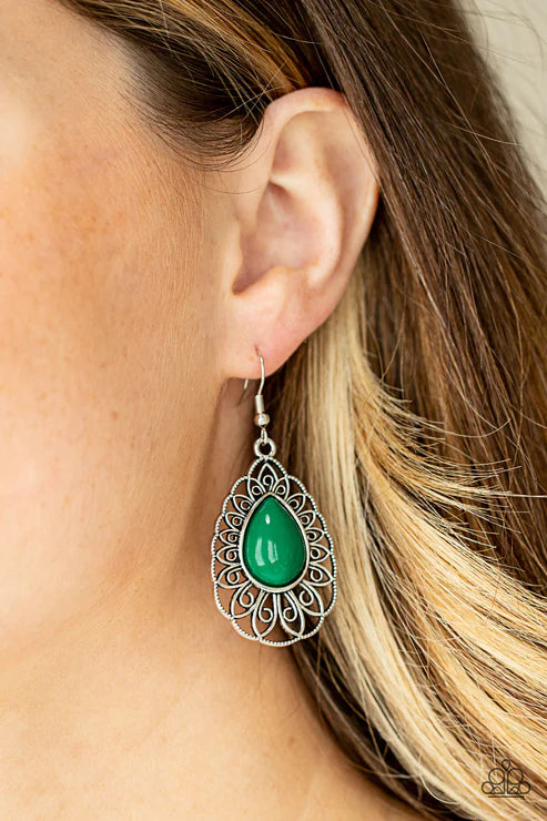 Dream Staycation - Green Earring