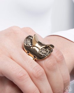Equestrian Elegance - Gold Ring