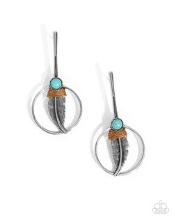 Feathered Future - Blue Earring