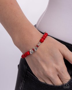Festival Fling - Red Bracelet