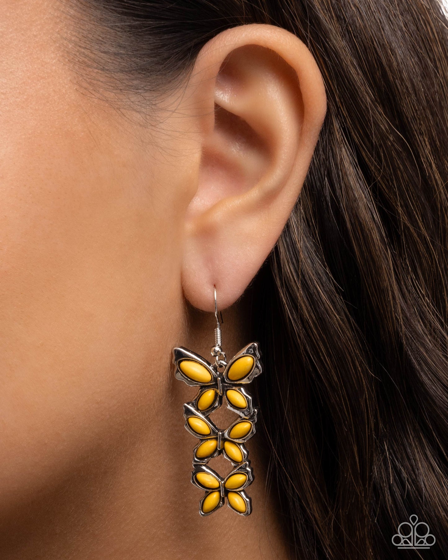Fluttering Fantasy - Yellow Earring