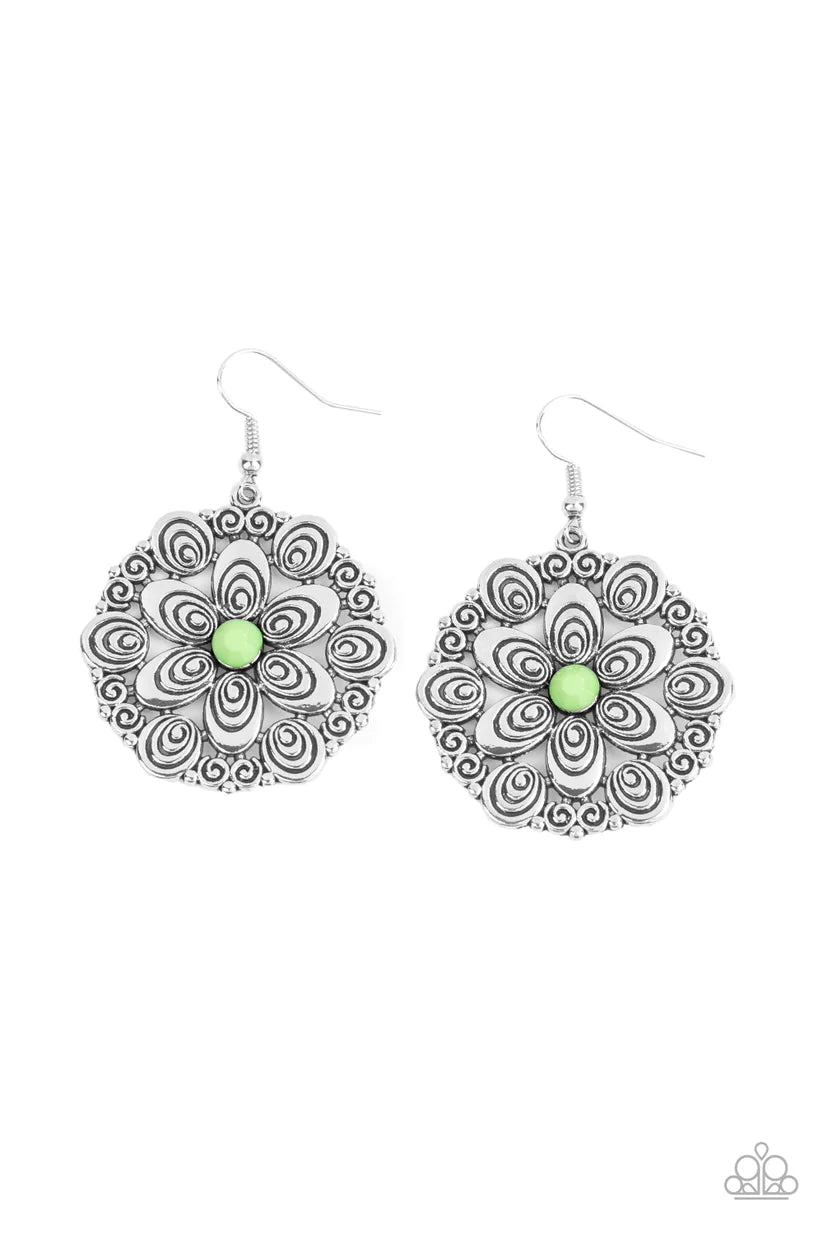 Grove Groove - Green Earring