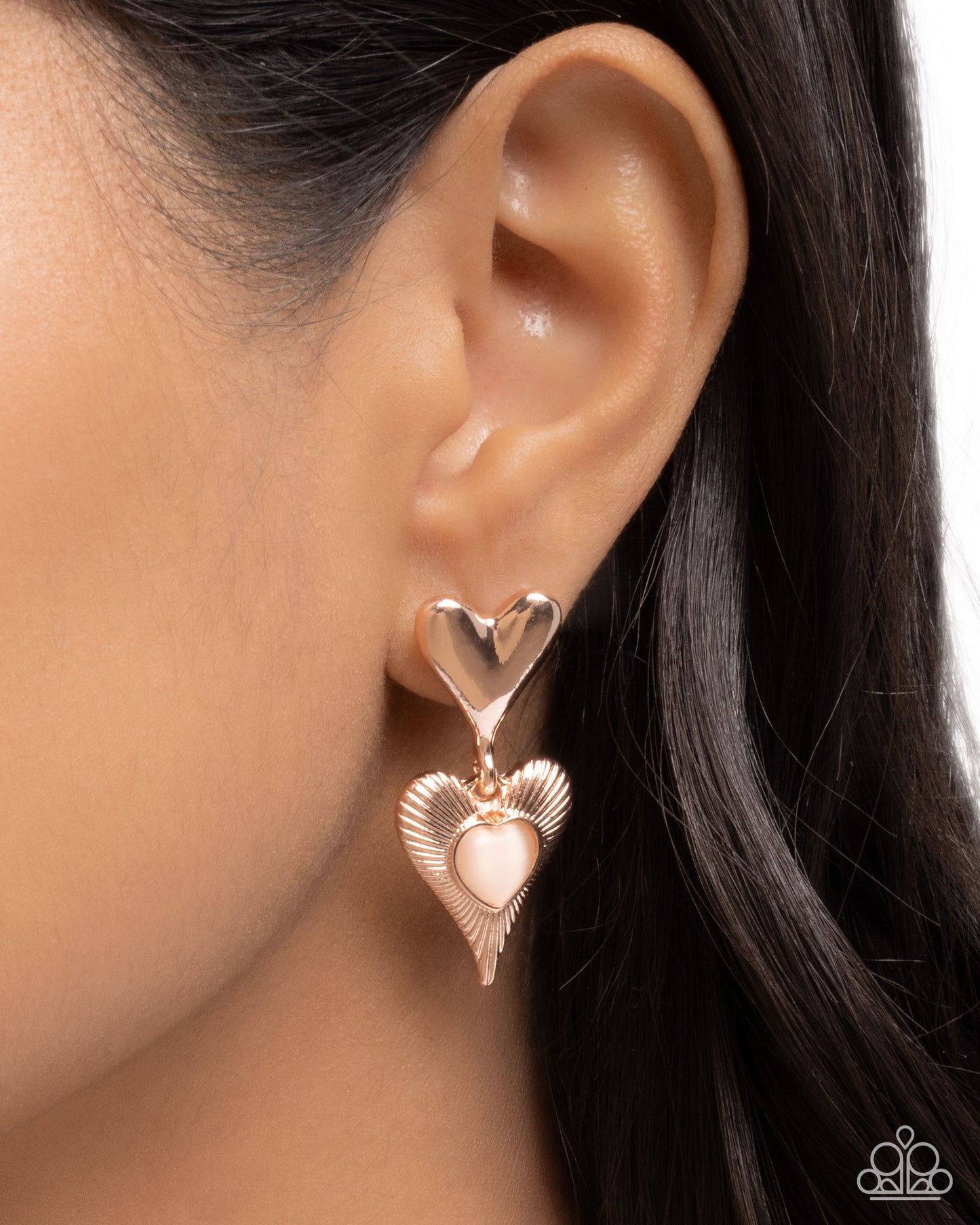 Heart Habitat - Rose Gold Earring
