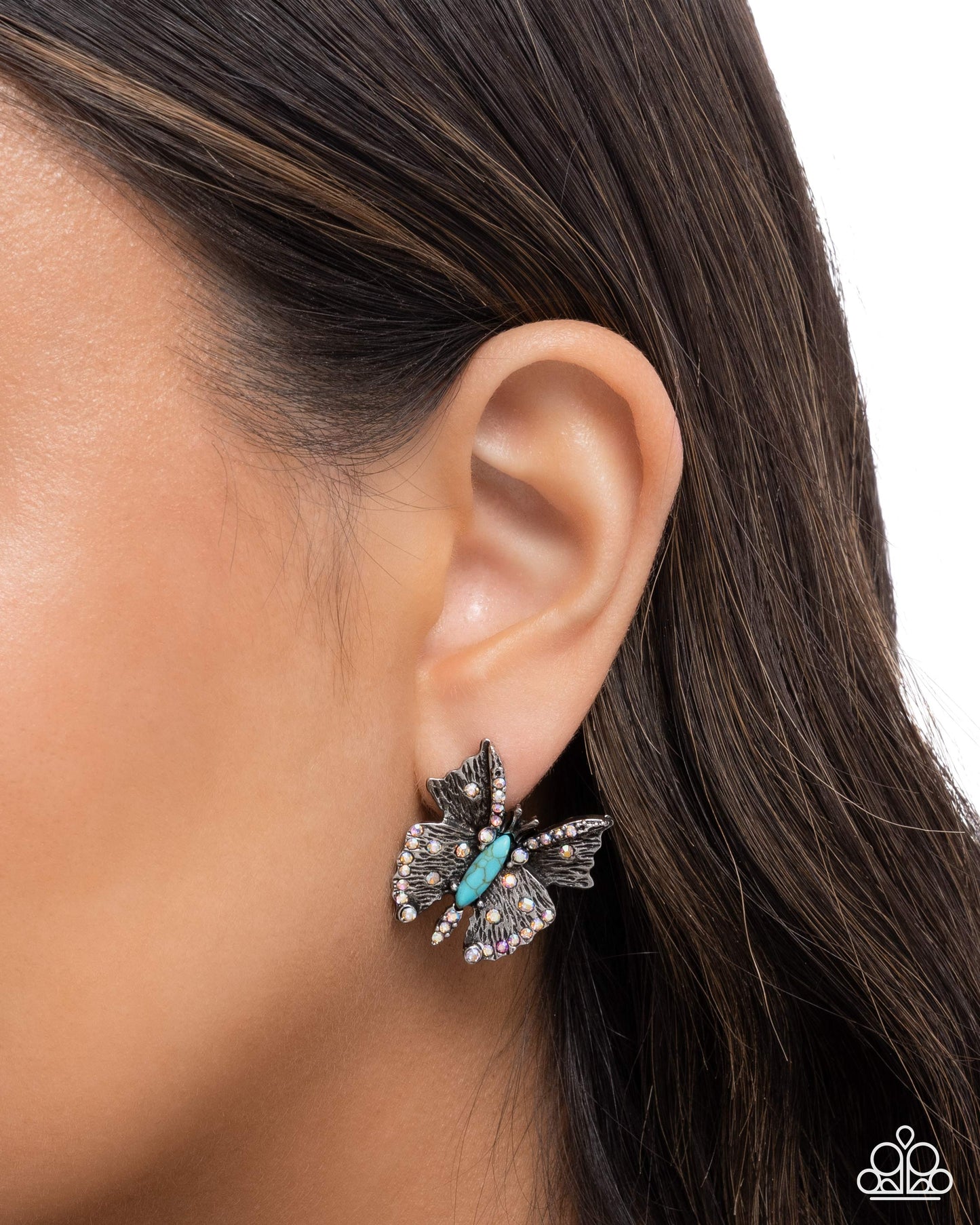Hovering Harmony - Blue Earring