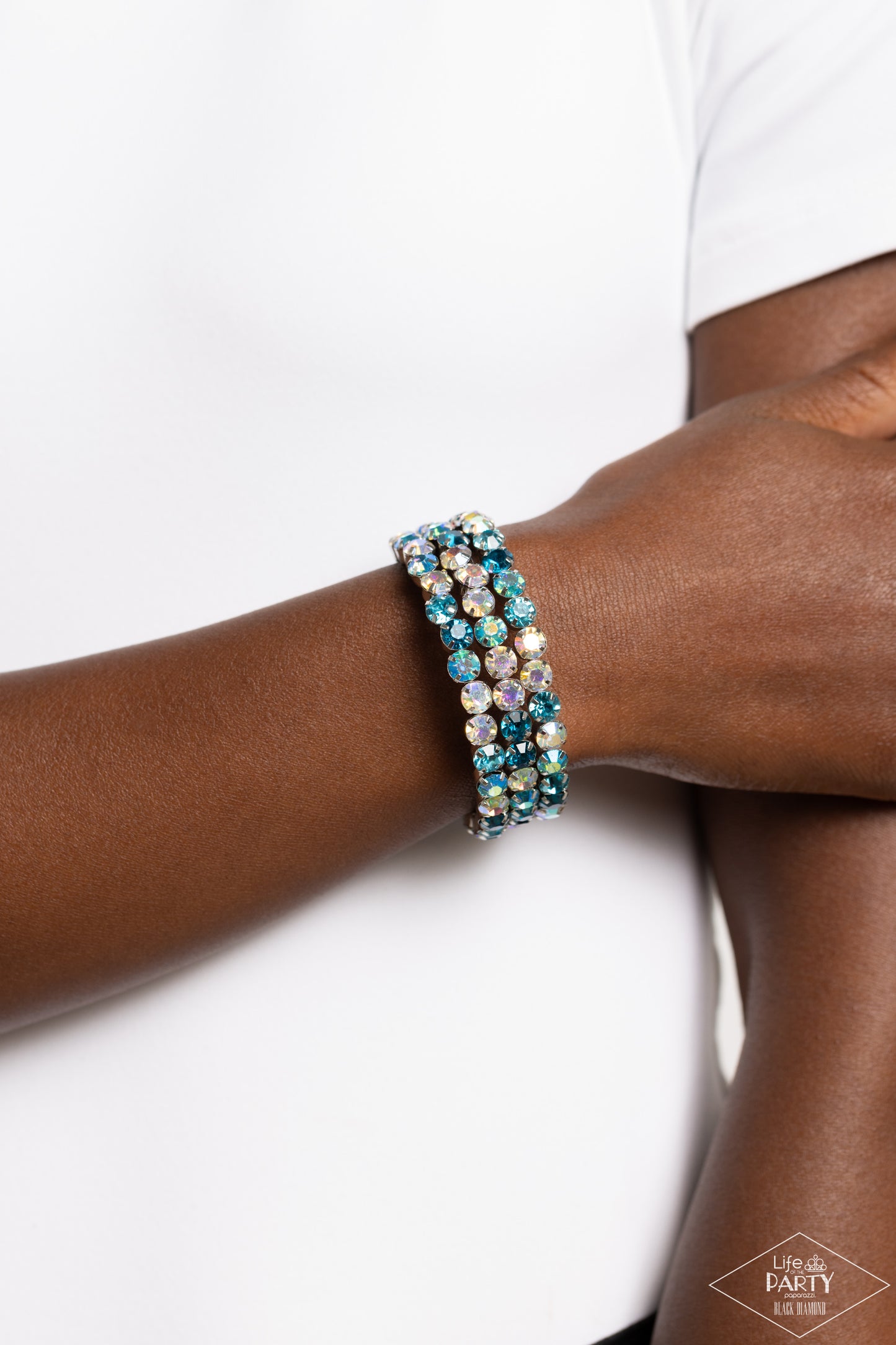 Iridescent Incantation - Blue Bracelet