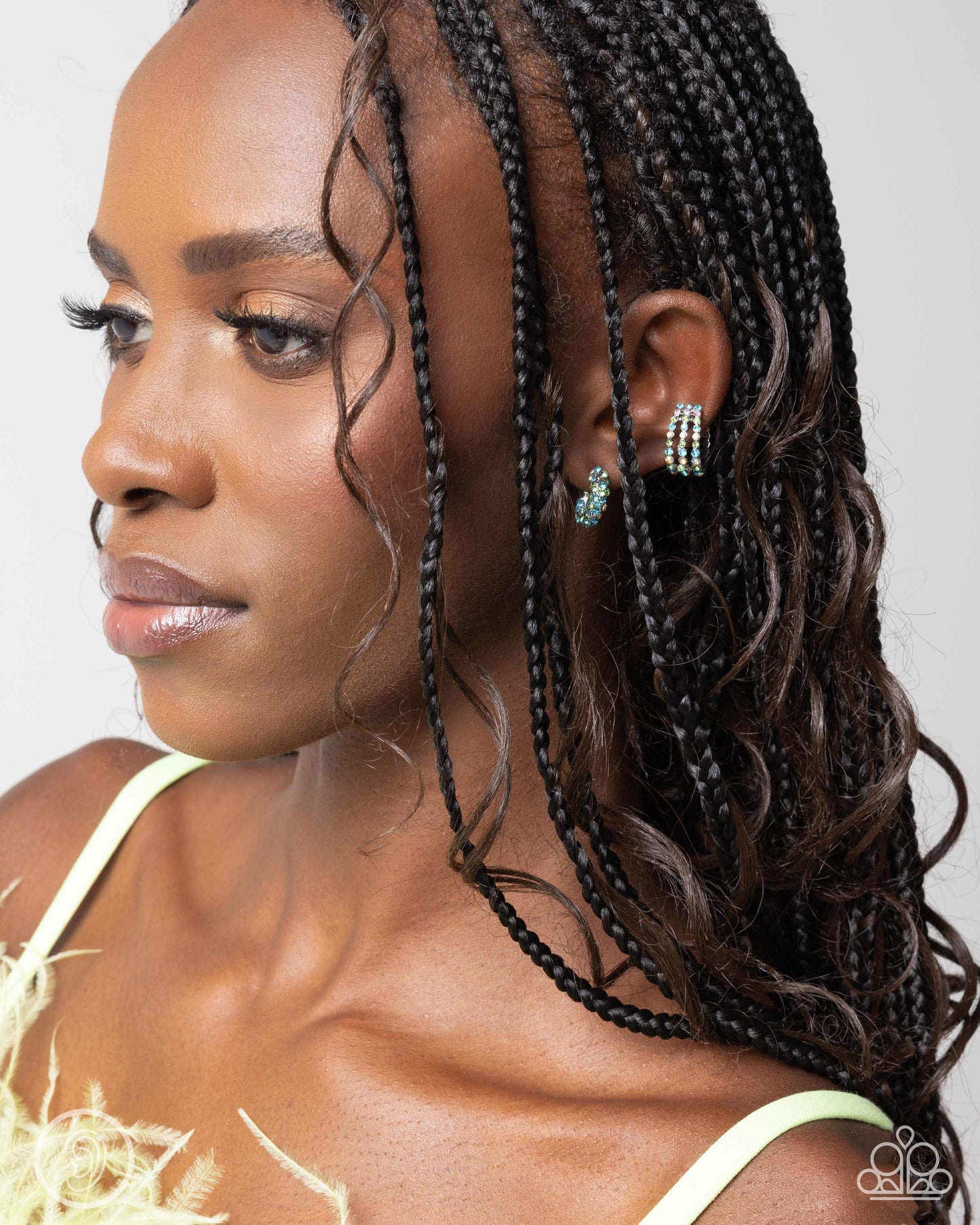 Iridescent Influence - Multi Cuff and Iridescent Improv - Multi Earring - Complete Look