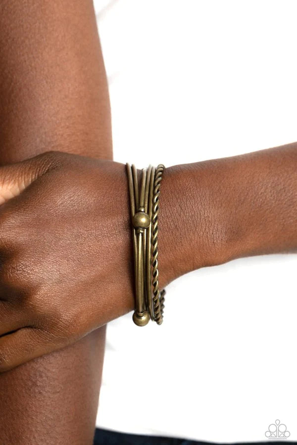 Lost and Found - Brass Bracelet