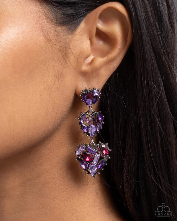 Lovable Lure - Purple Earring