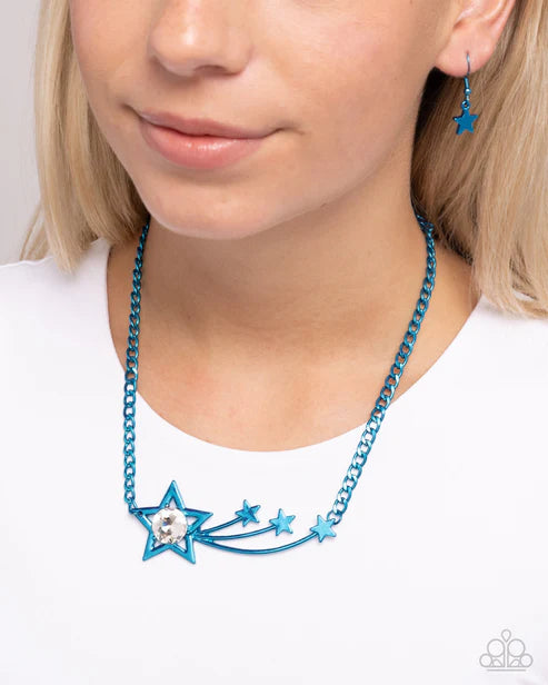 Meteor Moment - Blue Necklace