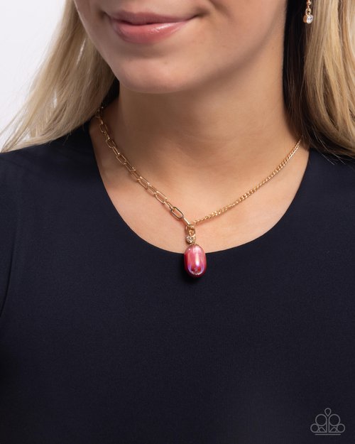Polished Passage - Red Necklace