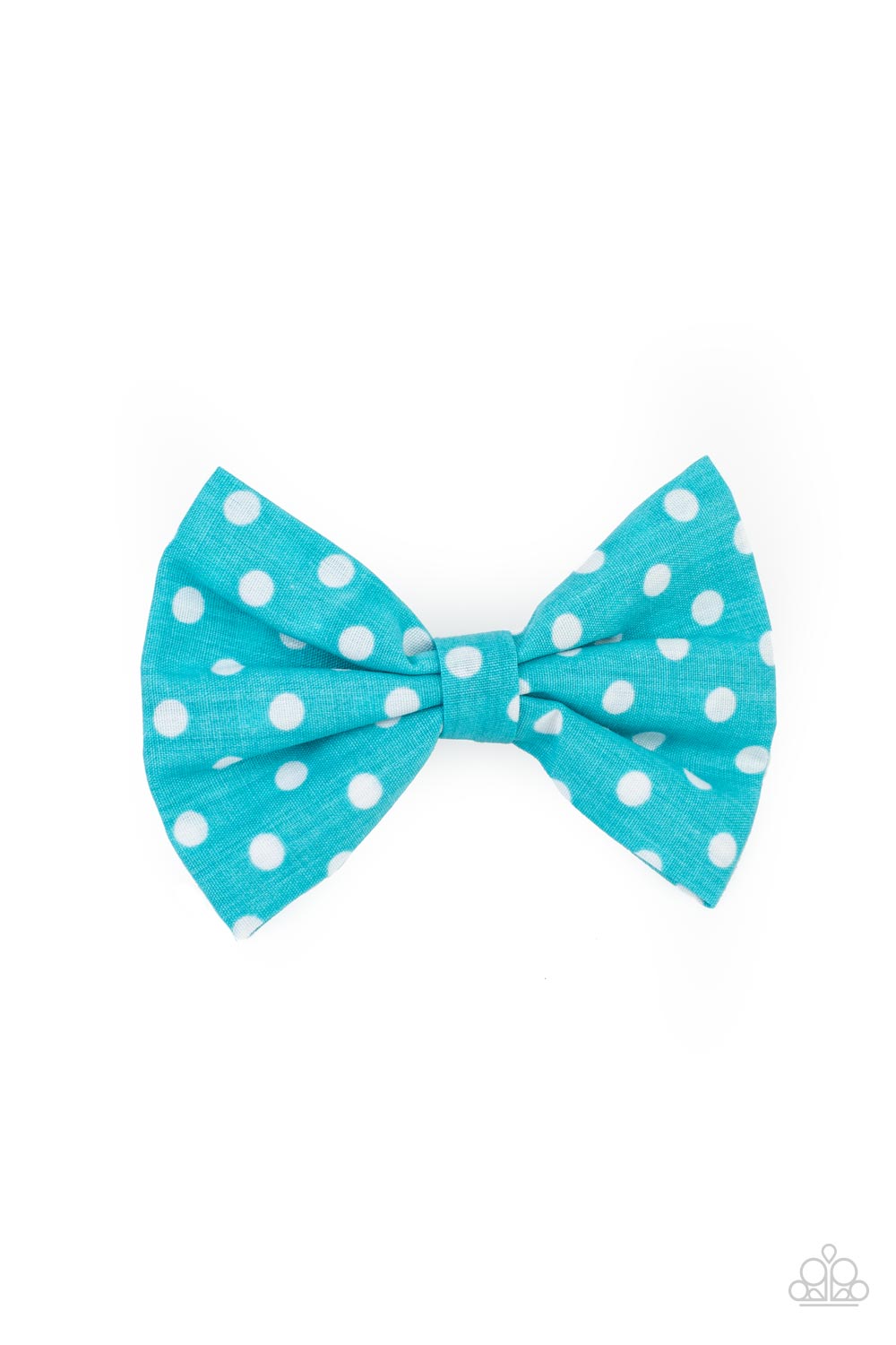 Polka Dot Delight - Blue Hair Clip