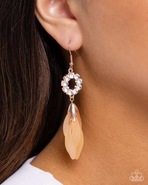 Profuse Petals - Gold Earring