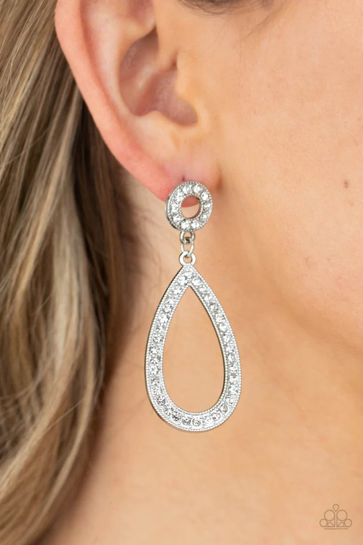 Regal Revival - White Earring