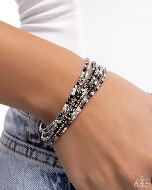 Rhinestone Review- Black Bracelet