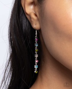 Square Slope - Multi Earring