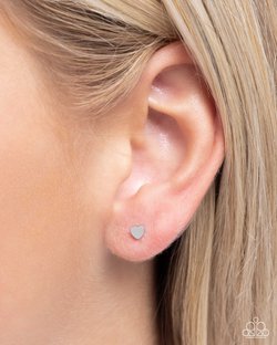 Stainless Sweethearts - Silver Earring