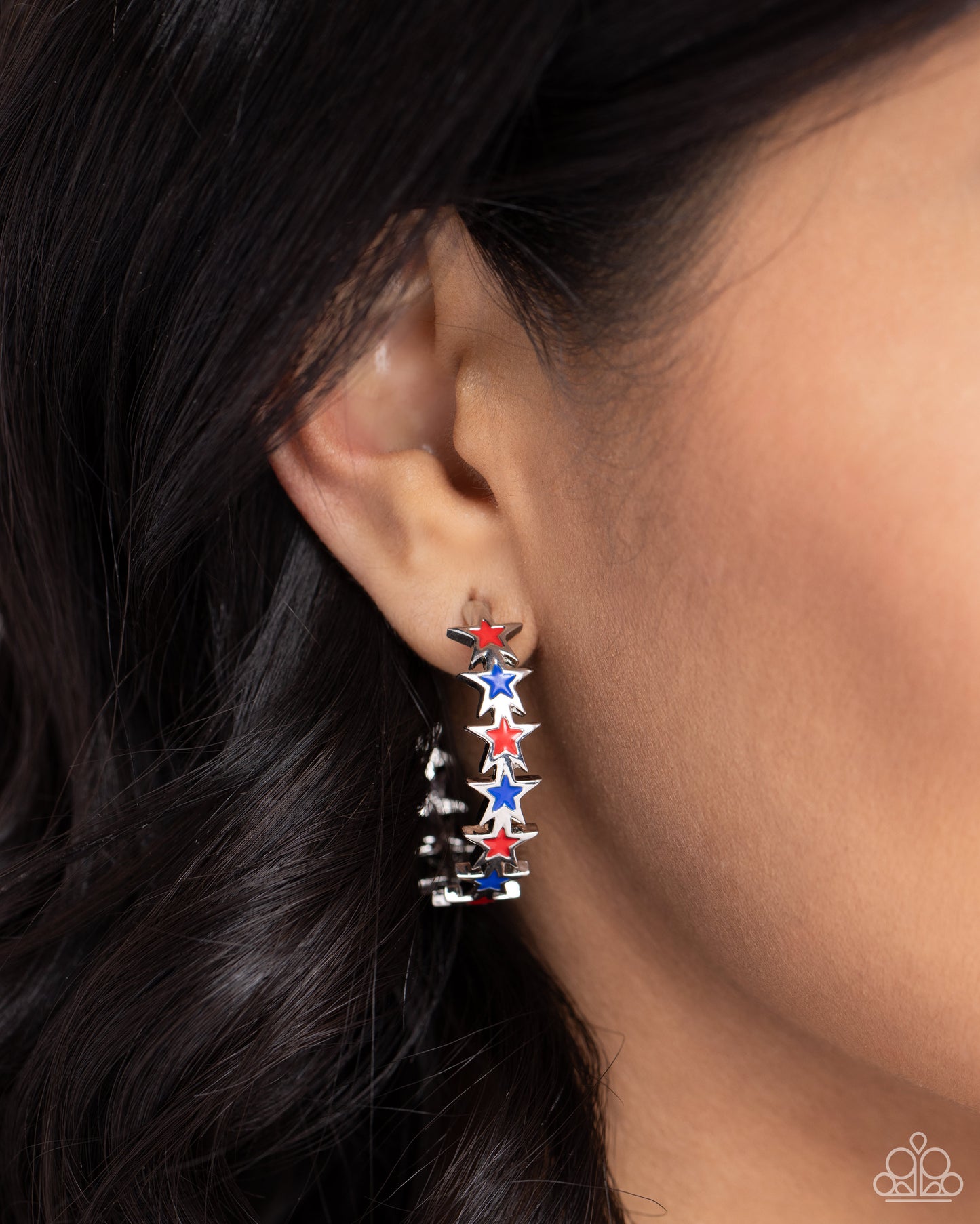 Star Spangled Statement - Multi Earring