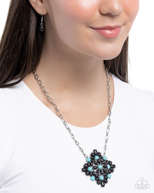 Stony Strength - Black Necklace