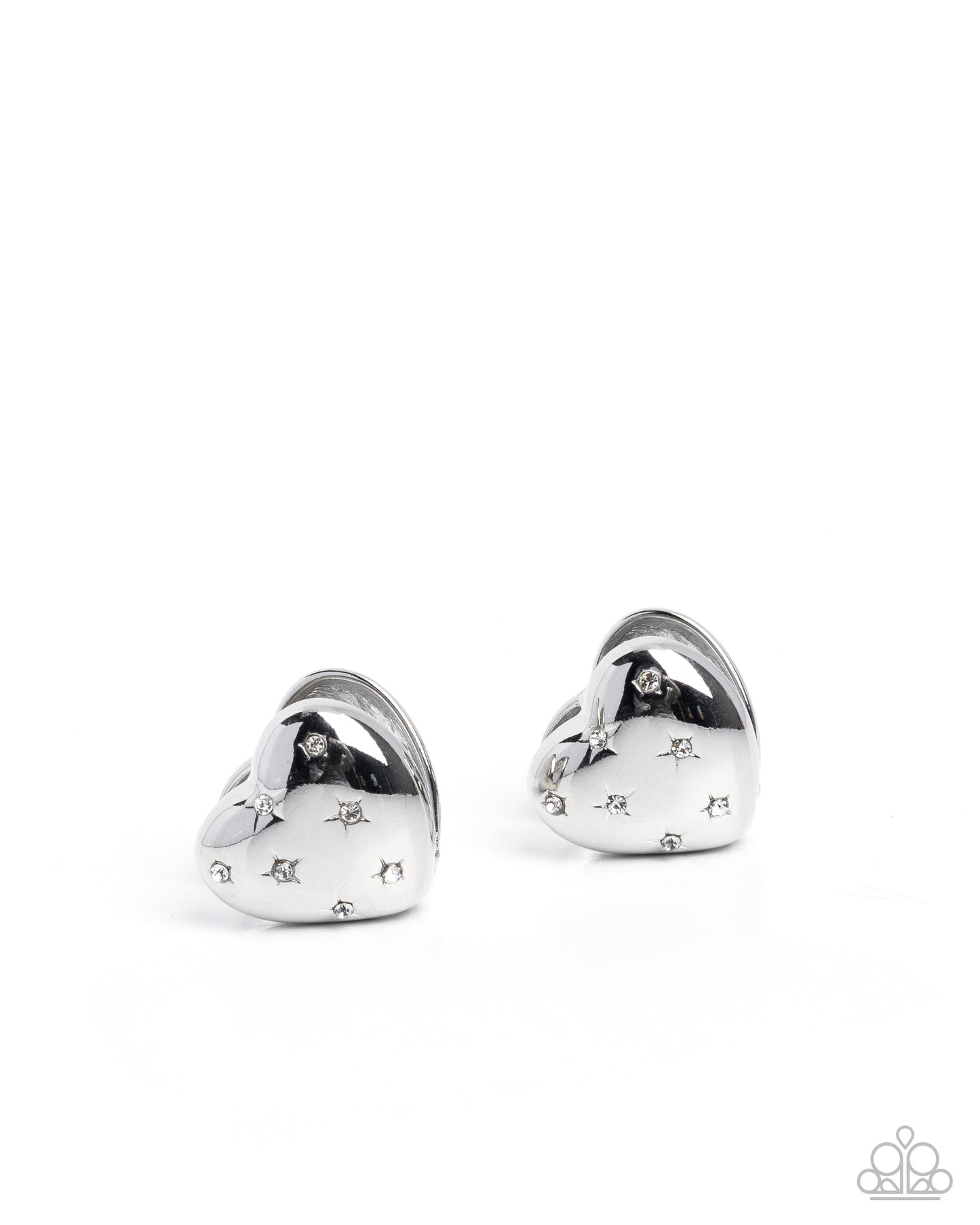 Sweetheart Stars - White Earring