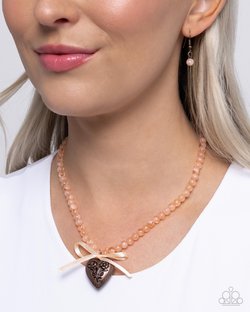 Tasteful Trimming - Copper Necklace