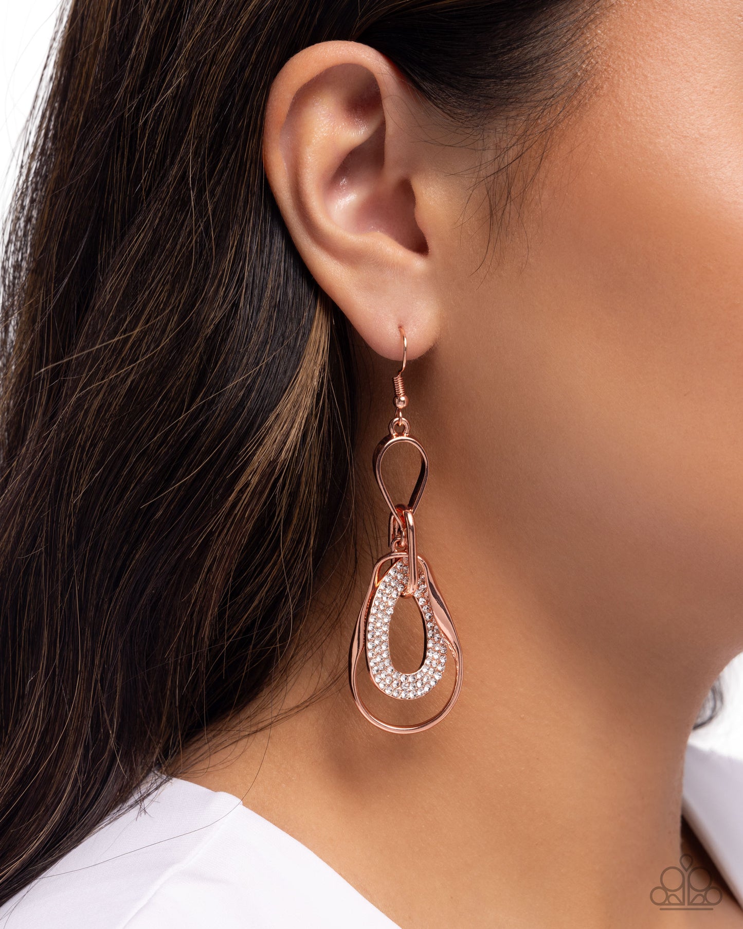 Teardrop Triumph - Copper Earring