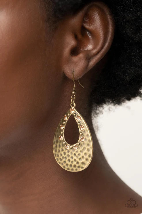Terraform Twinkle - Brown Earring