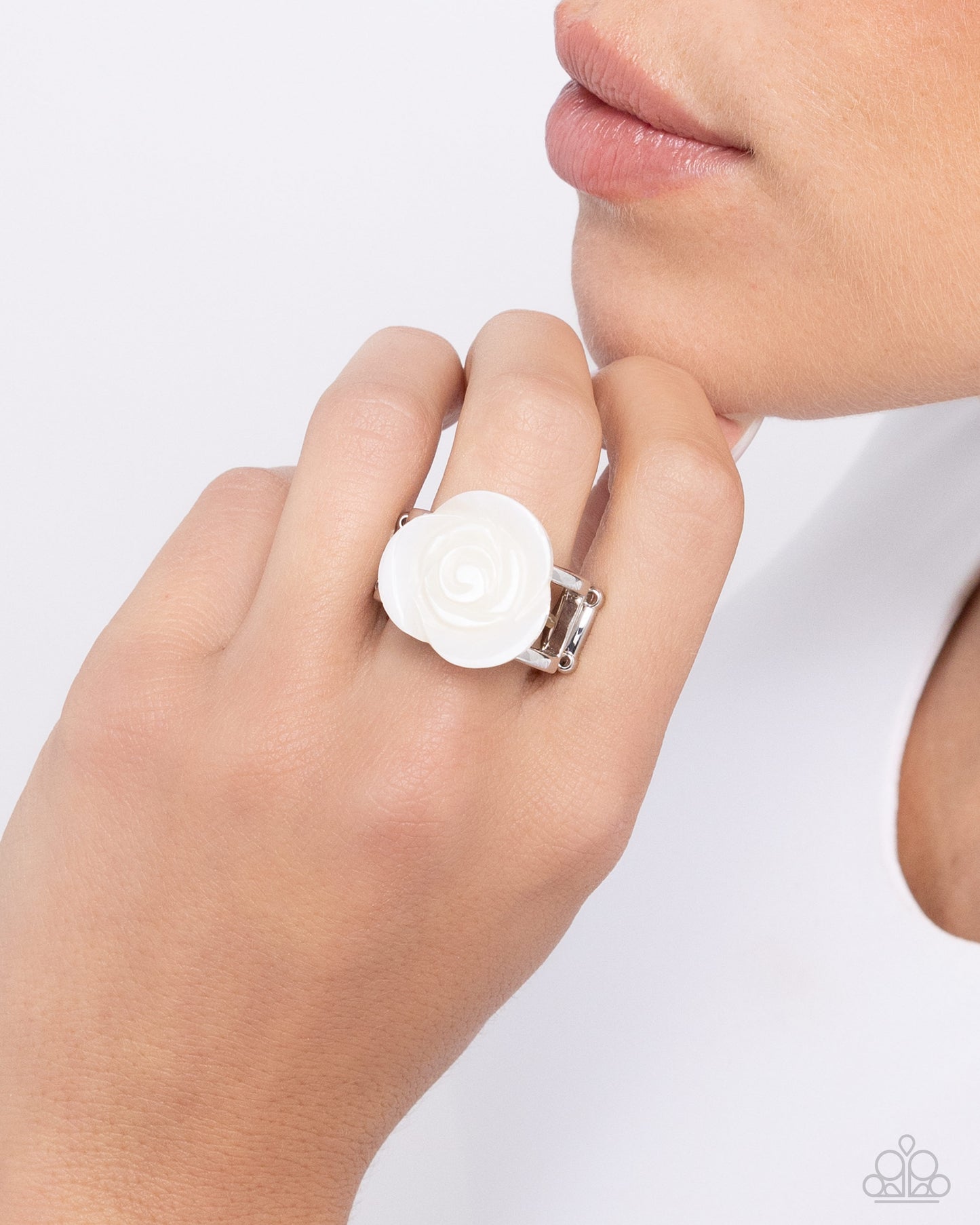 Top-SHELL Shine - White Ring
