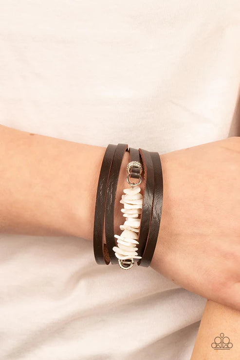 Tropical Trek - White Bracelet