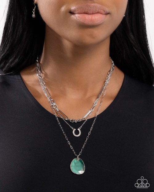 Western Wheelhouse - Green Necklace