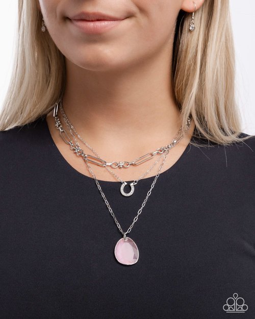 Western Wheelhouse - Pink Necklace