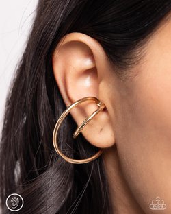 Wraparound Whimsy - Gold Earring