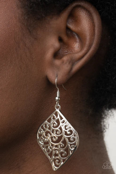 Your Vine Or Mine - Silver Earring
