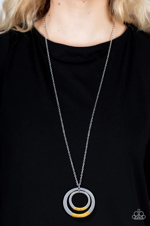 Authentic Attitude Yellow Necklace