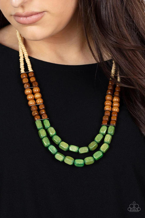 Bermuda Bellhop Green Necklace