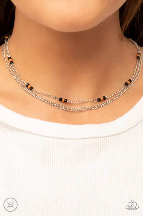 Bountifully Beaded - Black Necklace