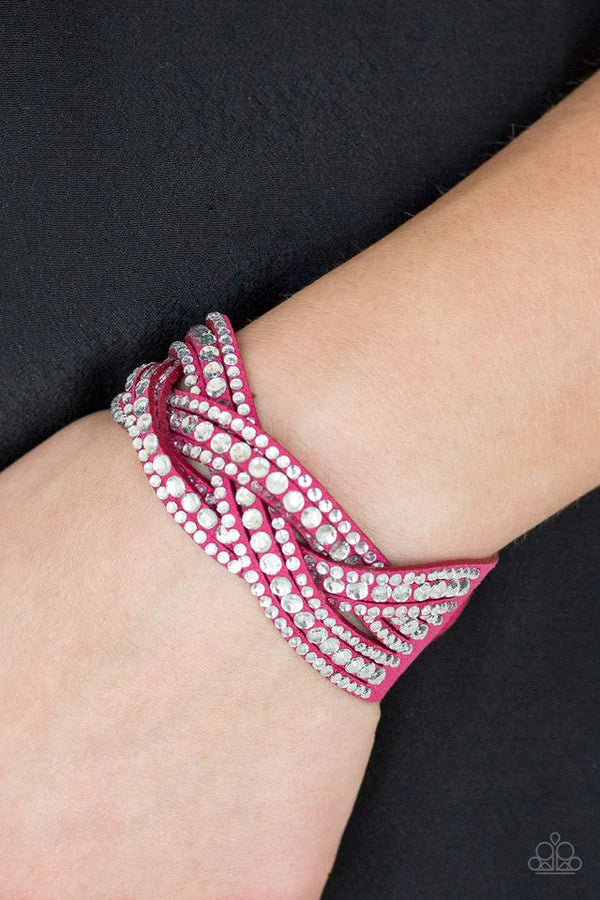 Bring on the Bling - Pink Bracelet