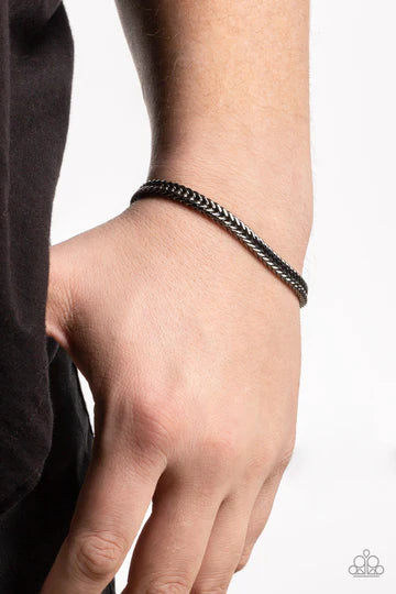 City Crusader - Gun Metal Bracelet