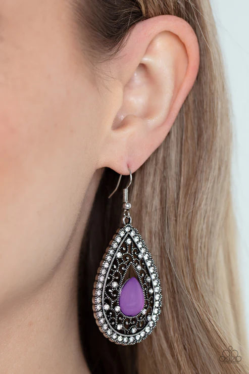 Cloud Nine Couture - Purple Earring