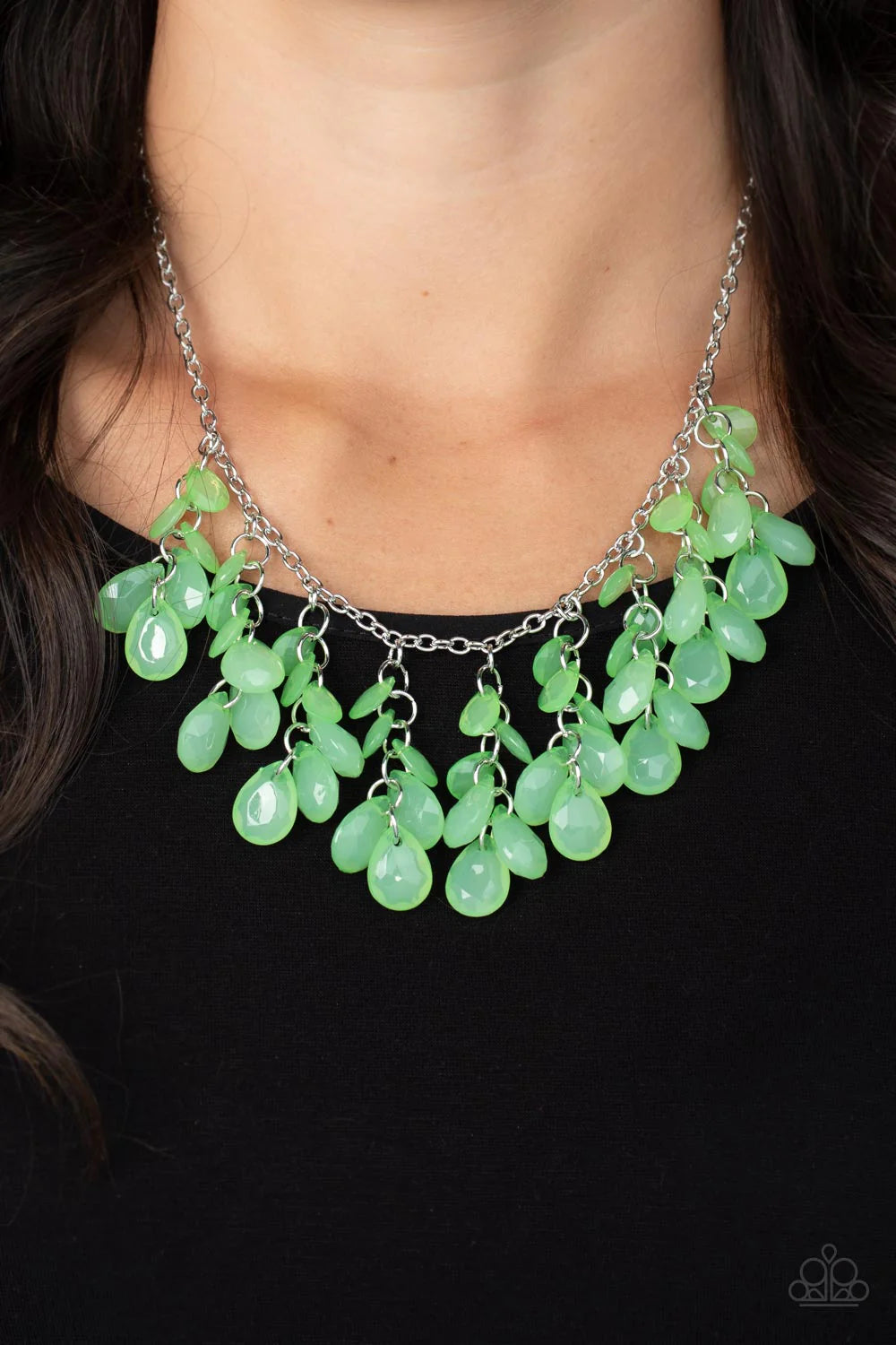 Crystal Cabaret Green Necklace